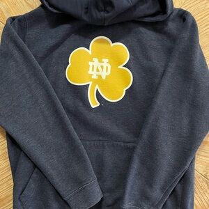 Notre Dame Hoodie with Shamrock Logo